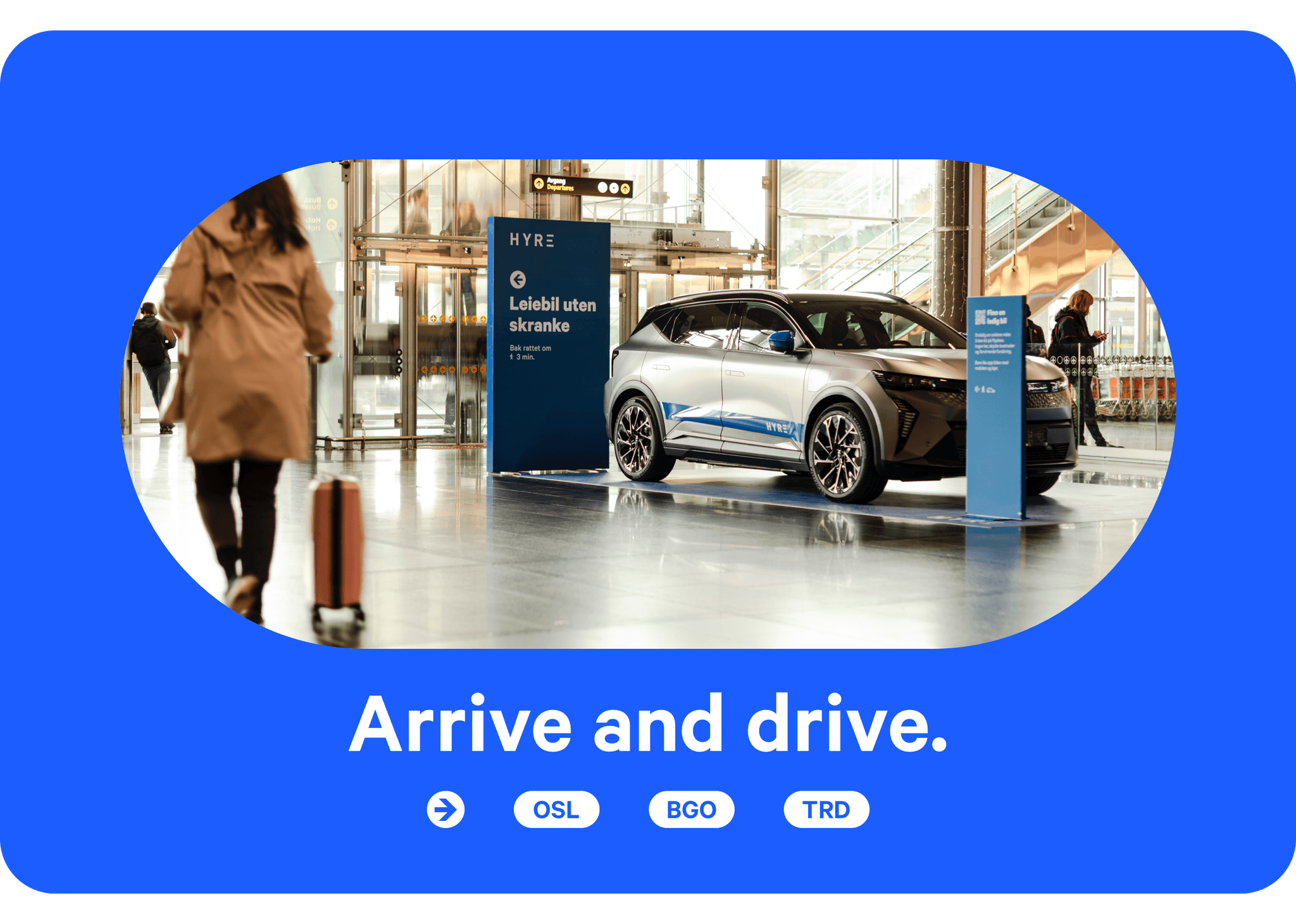 Osl Car Rental Easy access to rental cars at Oslo airport from NOK 399